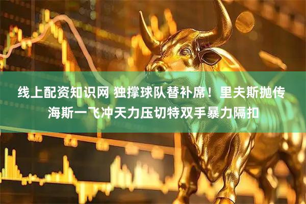 线上配资知识网 独撑球队替补席！里夫斯抛传 海斯一飞冲天力压切特双手暴力隔扣
